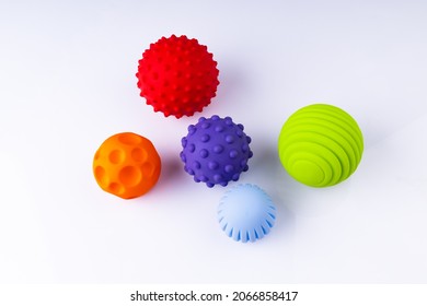 Tactile or sensory balls to enhance the cognitive and physical processes of children. 