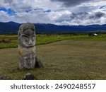 Tadulako Statue Megalithic Site Central Sulawesi