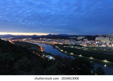 Taehwa River National Garden Night View - Ulsan, Korea