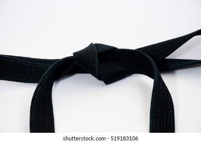 Taekwondo Sport Martial Uniform Knot Black Stock Photo 519183106 ...