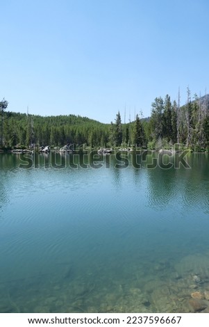 Taggart lake in Grand Teton National Park