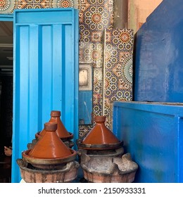 Tagine Cooking Over Charcoal In Taghazout, Morocco