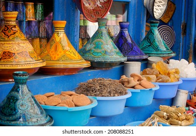 Tagine Plates Colorful - Store Souk Morocco