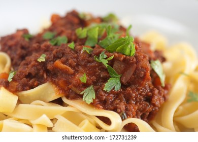 Tagliatelle With Ragu Bolognese Sauce