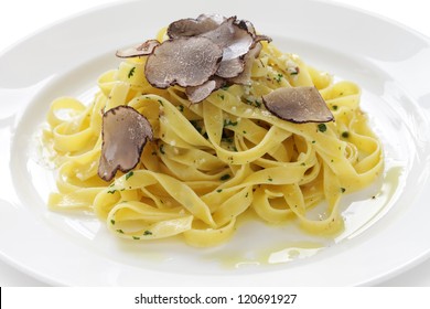 Tagliatelle With Truffles, Italian Pasta Dish