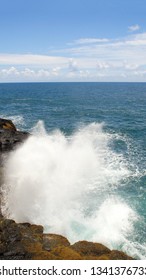 Tahiti, French Polynesia - February 14th 2019.
Arahoho Blowhole In Tahiti