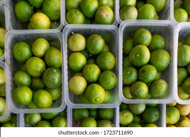 Tahitian Lime At Papeete Market, French Polynesia