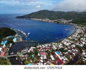 Tahuna, the city in Sangihe Island, North Sulawesi Province, Indonesia situated in the South China Sea. The islands categorized as remote and outer island. Abundant of natural resources. November 2020