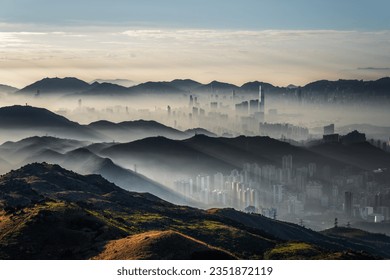 Tai mo shan sunsrise .