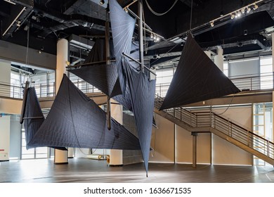 Taichung, NOV 3: Interior View Of The National Taiwan Museum Of Fine Arts On NOV 3, 2019 At Taichung, Taiwan