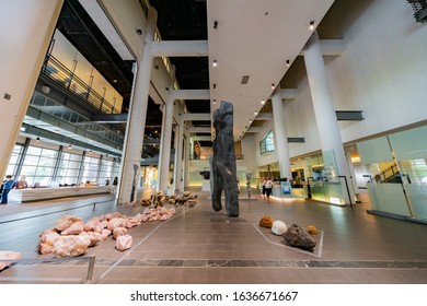 Taichung, NOV 3: Interior View Of The National Taiwan Museum Of Fine Arts On NOV 3, 2019 At Taichung, Taiwan