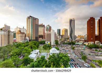 Taichung Skyline At Sunset, Taiwan