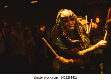 Taiko Japan Drum Dance Artist Mask