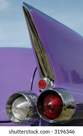 Tail Fin From A Classic American Car