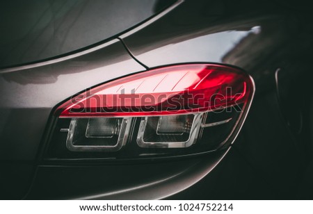 tail light of the car