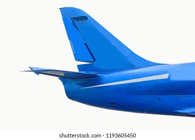 Tail Plane On White Background