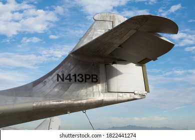 Tail Section Of A Maritime Patrol  Aircraft In Buckeye (Arizona)