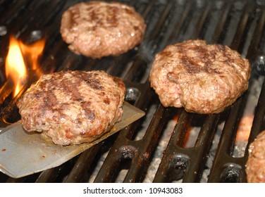 Tailgate Grilling Hamburger Time.