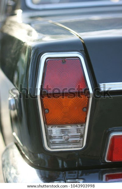 taillight of an old Soviet\
car