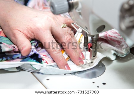 The tailor remakes clothes