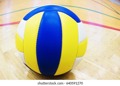 The Tailor Volleyball In The School Gym