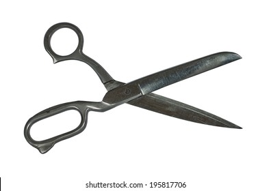 Tailoring Scissors Isolated On White Background