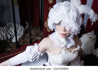 Tainan City, Taiwan-August 08,2018:Cosplay Black Butler DOLL In The Studio