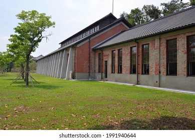 Tainan City, Taiwan-May 2, 2021: Landscape Of The Historical And Cultural Architecture Park Of The Waterway Museum