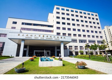 Tainan, Taiwan- March 7, 2012: Building View Of National Cheng Kung University Hospital (NCKUH) In Tainan, Taiwan. The Hospital Provides General Medical And Surgical Hospital Services.