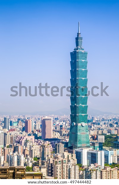 Taipei 101 Skyscraper\
in Taipei, TAIWAN.