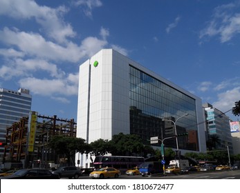 Taipei, APR 29, 2009 - Sunset View Of The Building Of Cathay Life Insurance