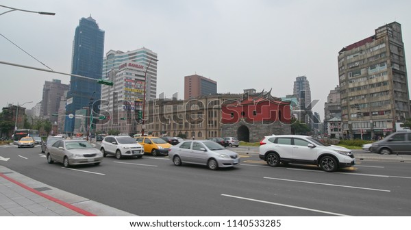 Taipei city, Taiwan, 27 May 2018:- Taipei city
norther gate