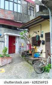 TAIPEI, TAIWAN- APRIL 16: Treasure Hill Artist Village. It's An Example Of Environmentally Sustainable Urban Community. With The Policy Of Preservation And Revitalization By Government On Apr 16, 2017