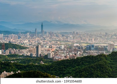 Taipei, Taiwan Cityscape From Neihu District.