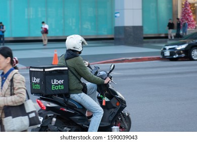 Taipei Taiwan December 19 Uber Eats Stock Photo Edit Now