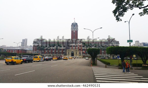 TAIPEI, TAIWAN: The historic President Office\
Building on March 31, 2016 in Taipei, Taiwan. It is the Office of\
the President of the Republic of\
China.