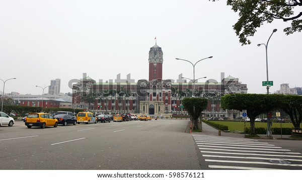 TAIPEI, TAIWAN: The historic President Office\
Building on March 31, 2016 in Taipei, Taiwan. It is the Office of\
the President of the Republic of\
China.