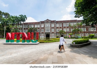 Taipei, Taiwan- July 11, 2022: View Of The National Taiwan Normal University In Taipei City, Taiwan. It's The Leading Research Institute In Such Disciplines As Education And Linguistics In Taiwan.