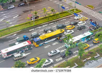Aerial View Outdoor Car Park Stock Photo 1031040166 | Shutterstock
