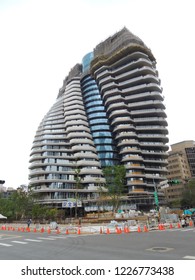 Taipei, Taiwan, May 05, 2018, Tao Zhu Yin Yuan. It Is A Famous Eco-friendly Structures Nearby Taipei 101 And Designed By French Architect Vincent Callebaut.