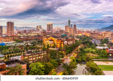 Taipei, Taiwan Skyline.