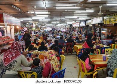 Taiping,07 October 2020,Malaysia - Malaysian Eat At Food Court Located In Taiping Perak.