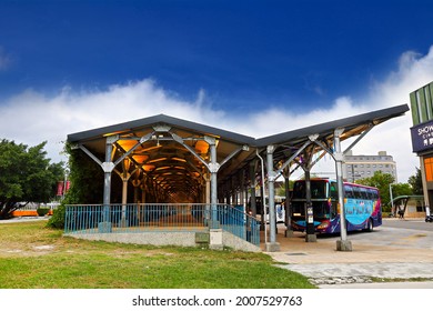 Taitung County ,Taiwan -Feb 25th,2021 :the Old Taitung Railway Station