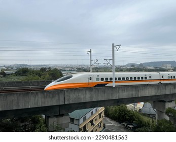 Taiwan High Speed Rail in Taicung City, Taiwan.