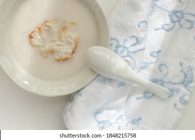 Taiwanese Food, Soy Milk And Deep Fried Bread You Tiao