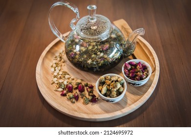 Taiwanese Herbal Tea With Dried Herb Prop