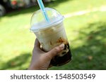 Taiwanese Melon Bubble Tea with Tapioca Pearls at Festival 