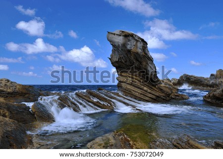 Similar – cathedral cove Natur