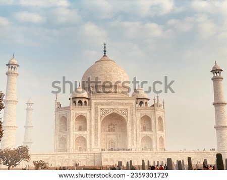 Taj Mahal in Agra, build by Shajahan Empire
