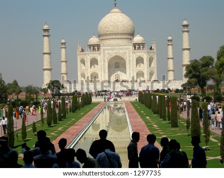 Taj Mahal in Agra in India
